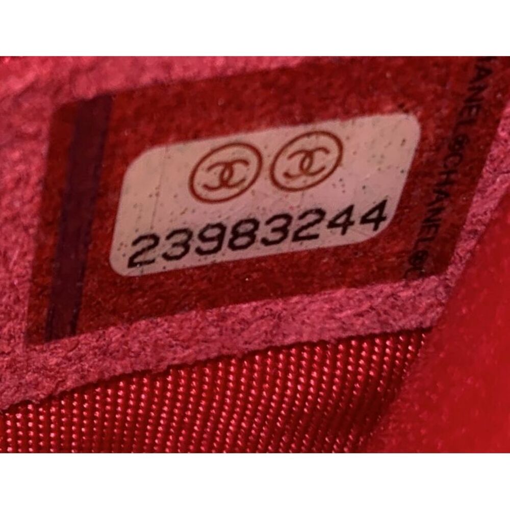 Chanel CC Box Flap Bag Quilted Caviar Mini Red - Picture 13 of 13